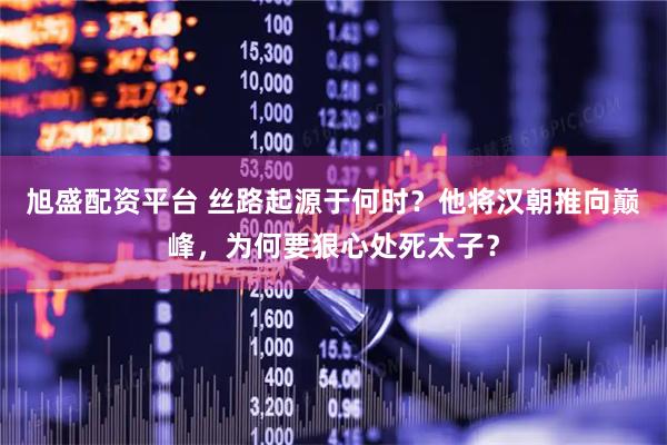旭盛配资平台 丝路起源于何时？他将汉朝推向巅峰，为何要狠心处死太子？