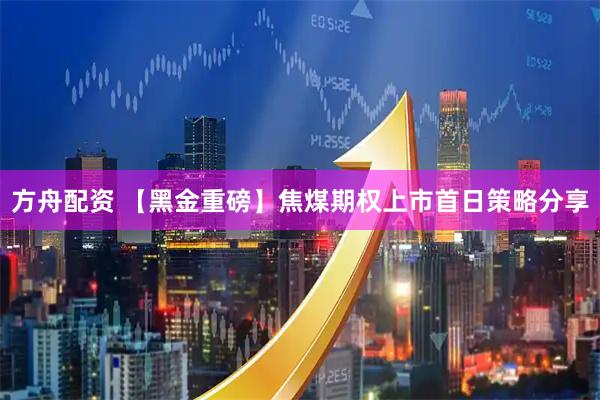 方舟配资 【黑金重磅】焦煤期权上市首日策略分享